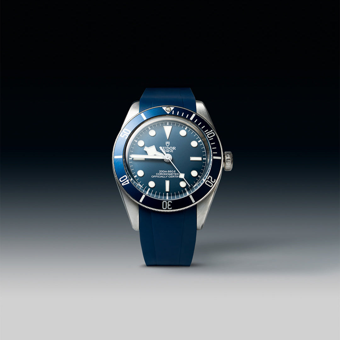 Pro Rubber Strap For Tudor Black Bay 58- Blue