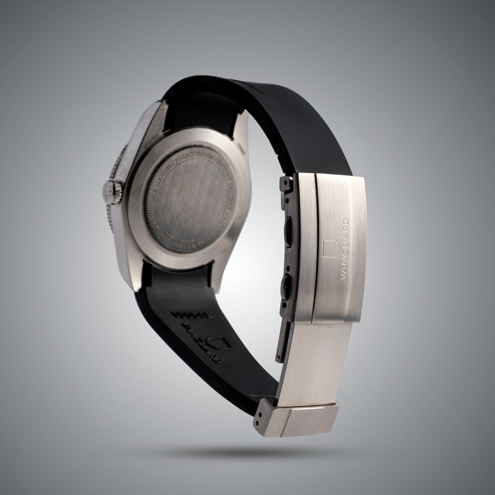 Pro Rubber Strap For Tudor Black Bay 54- Black