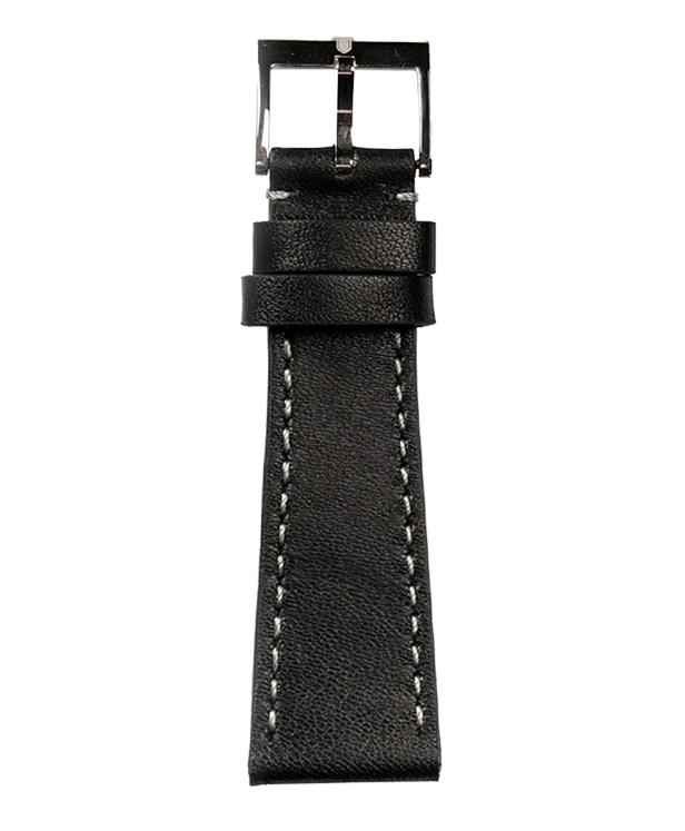 Nappa Leather Strap of black color