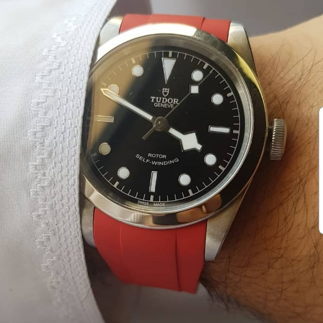 Tudor Heritage Black Bay Watch on Wrist
