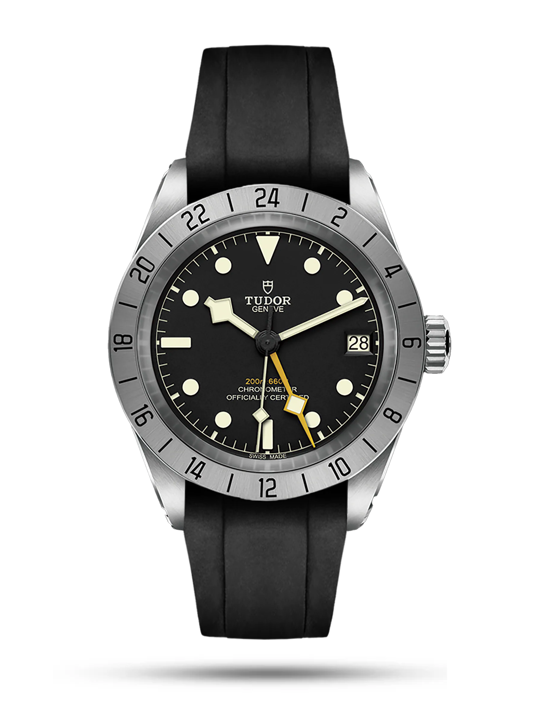 Tudor Black Bay Pro with Black Rubber Strap