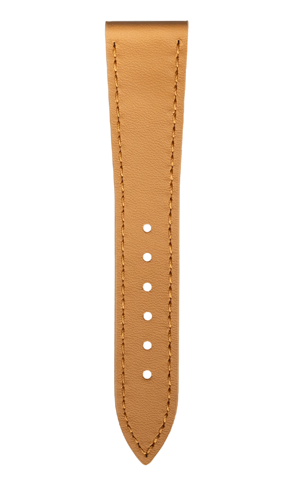 Nappa Leather Strap of Beige Color