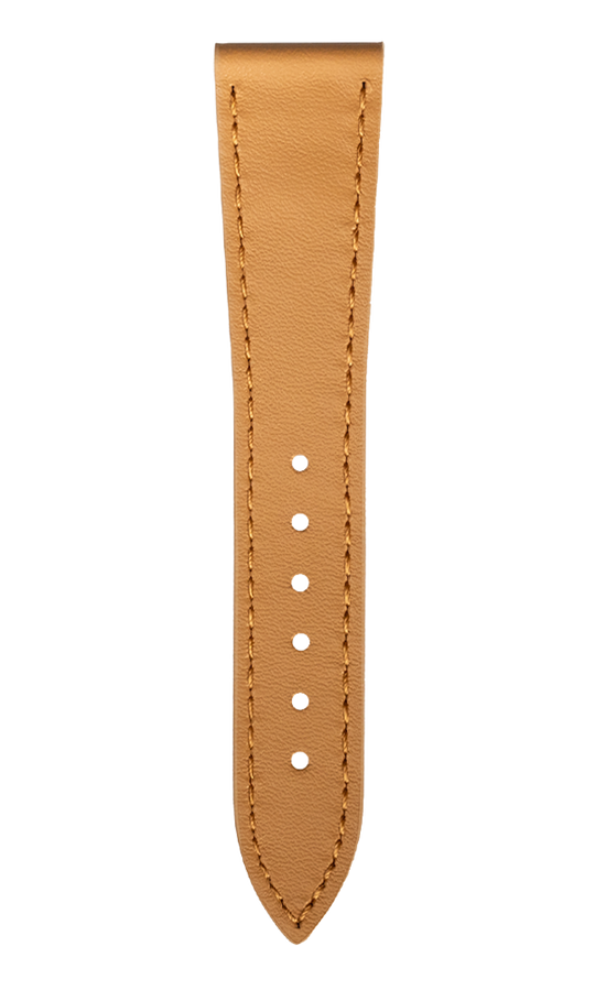 Nappa Leather Strap of Beige Color