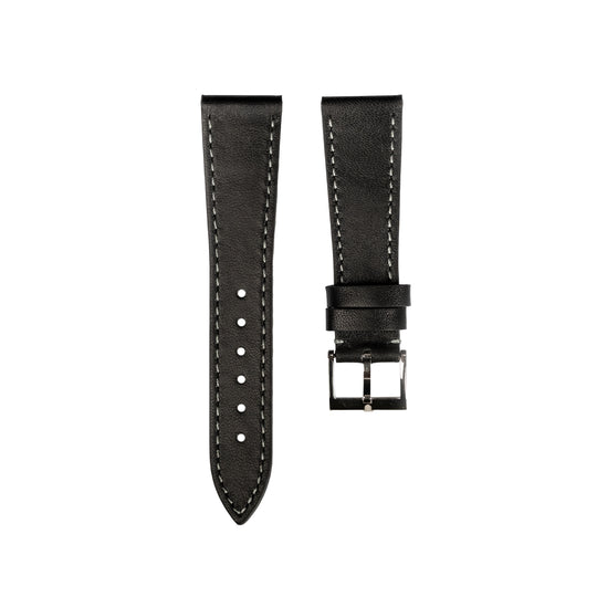 Black Nappa Leather Strap