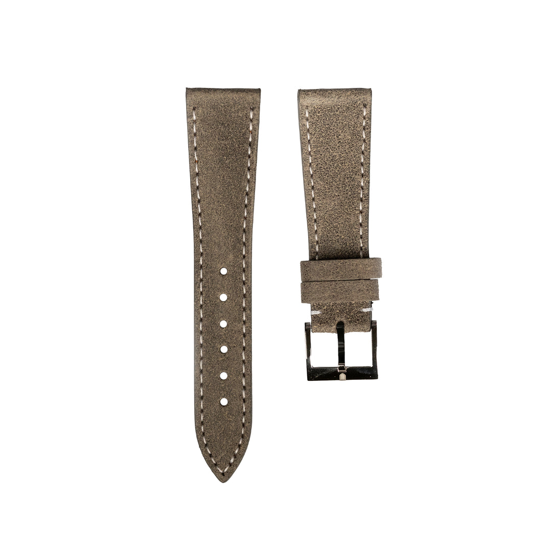 Taupe Nubuck Leather Strap