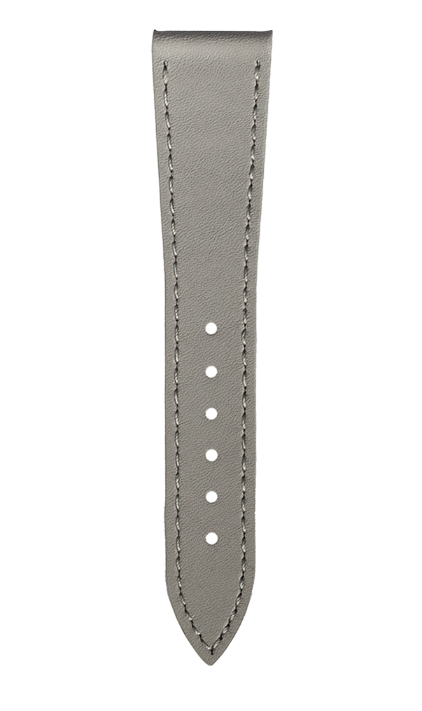 Silver Leather Straps with 6 Holes