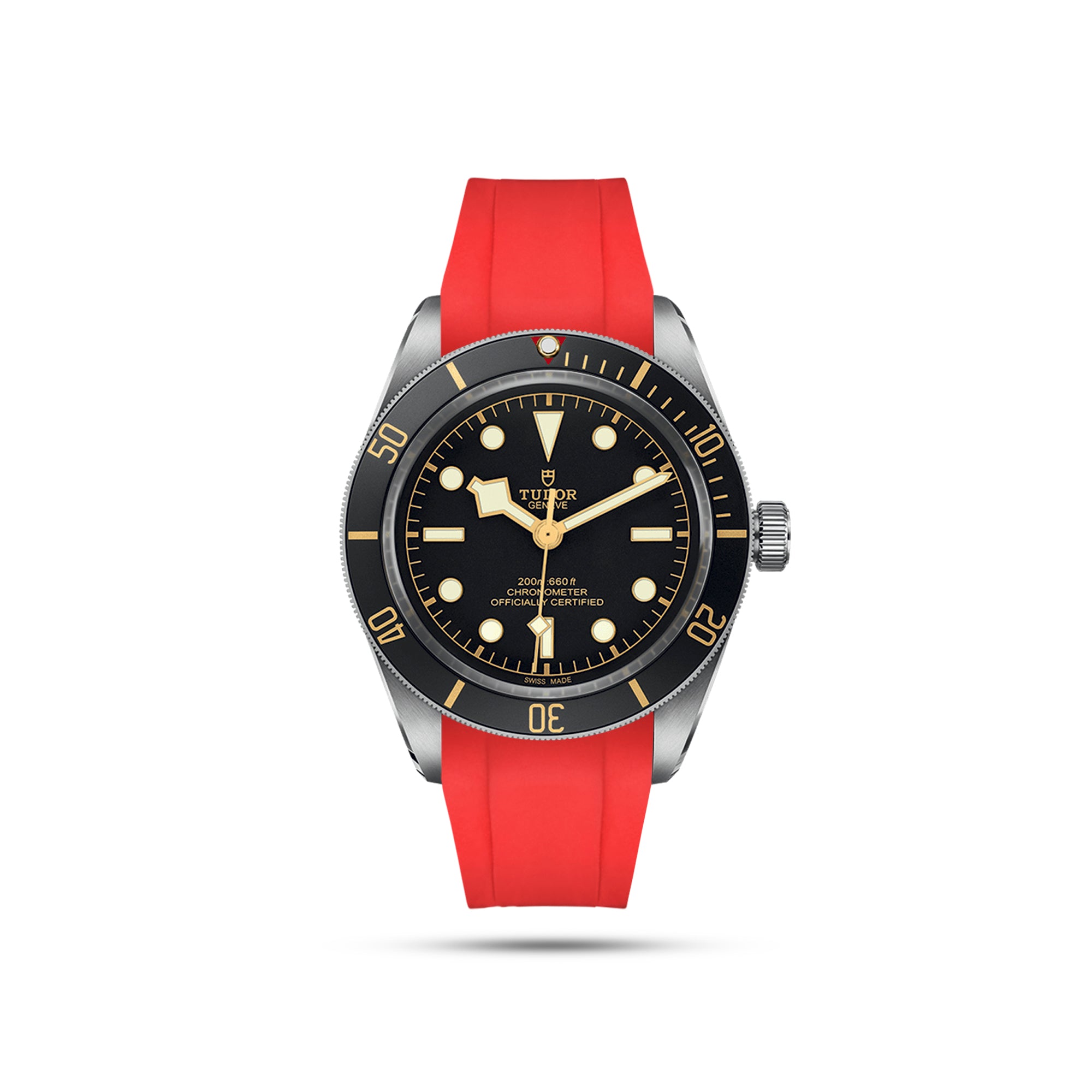 Tudor Black Bay 58 with Red Strap