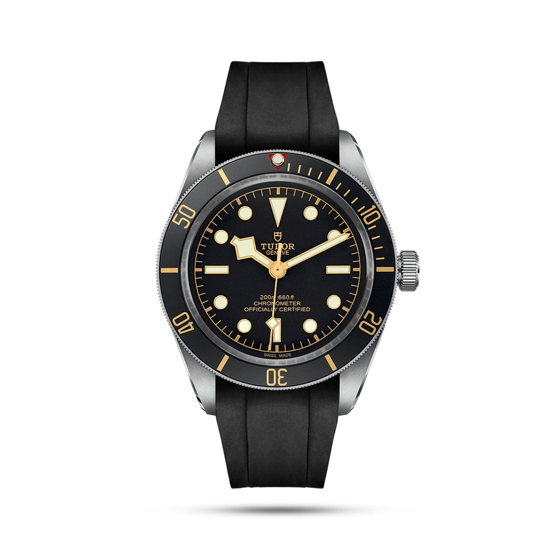 Tudor Black Bay 58 with Black rubber strap