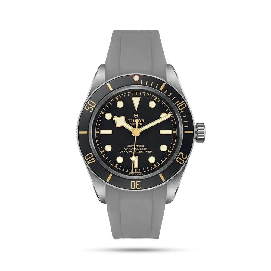 Tudor Black Bay 58 with Gray Rubber Strap