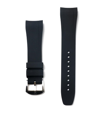 Integrated Rubber Strap For Explorer II - Black