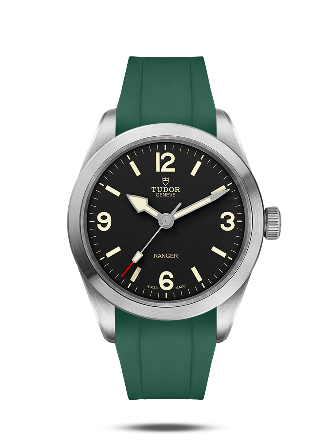 Tudor Ranger with Green Rubber Strap