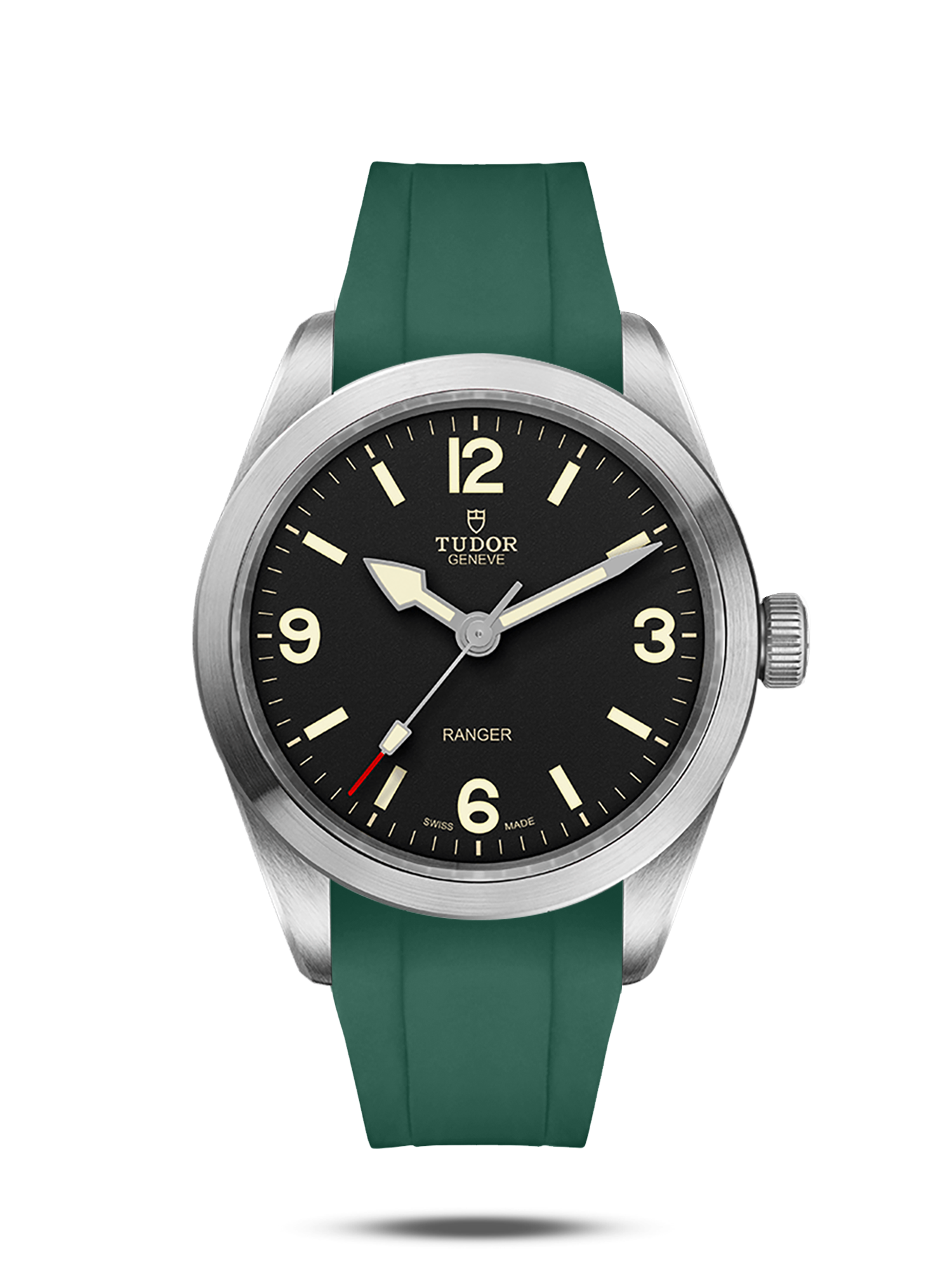 Tudor Ranger with Green Rubber Strap